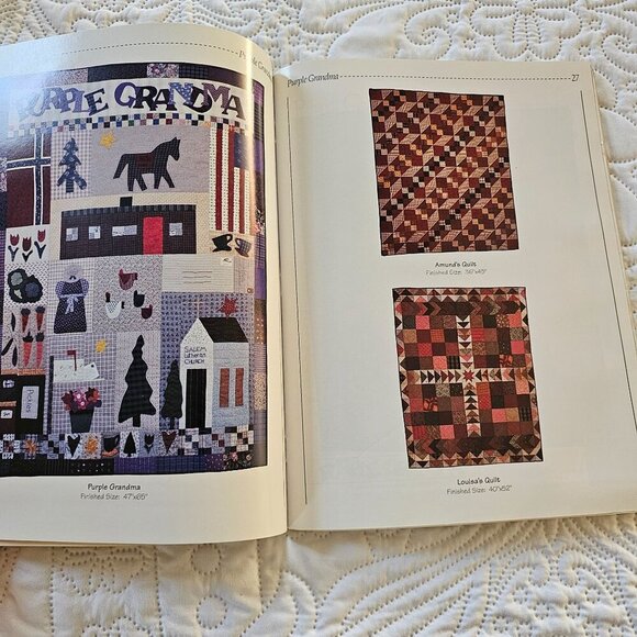 We Made It Through The Winter Quilt Pattern Book By Country Threads 1995 Vintage - Picture 6 of 10